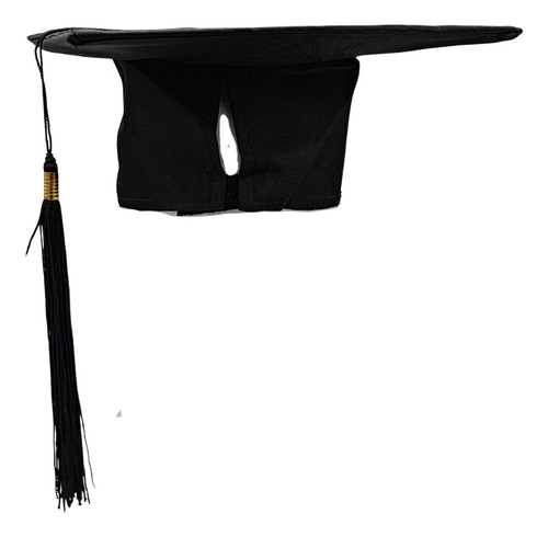 Birrete Sombrero De Graduación Borla Color Negro 1 Pieza