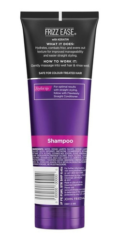 John Frieda Frizz Ease Flawlessly Straight ChampĂș, 8.45 Onza