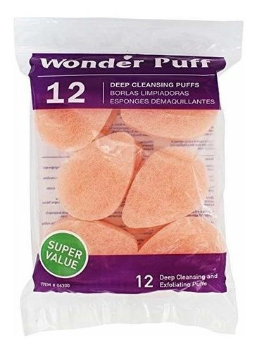 Wonder Puff Limpieza Profunda Puffs # 06300 12 Count - Valor