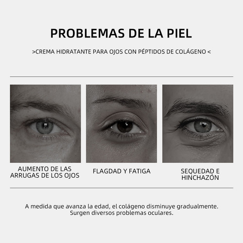 L Crema Hidratante For Ojos Con Péptidos De Colágeno