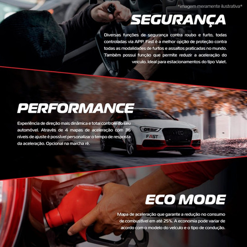 Módulo Acelerador Pedal Fast Com App S60 19 20 21 22