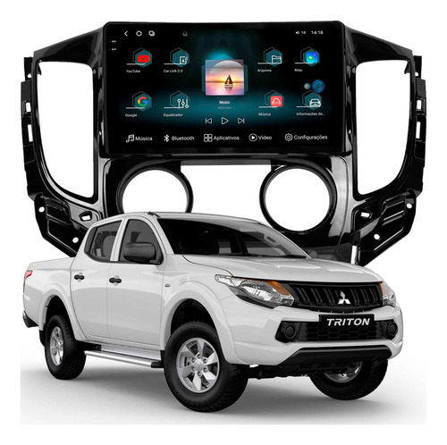 Multimidia Aikon Fóton L200 2018 A 2024 12+256gb Octacore 9p