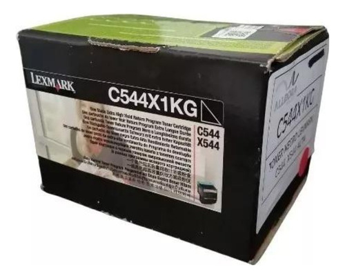 Cartucho De Tóner Lexmark C544x1kg Negro 6000 Páginas