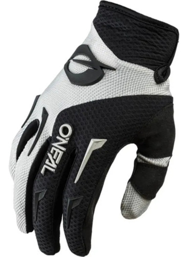 Par de guantes para motociclista O'Neal Element white talle M