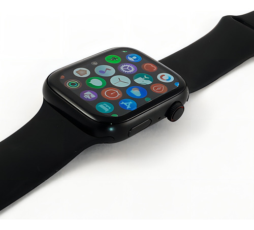 Smartwatch Bluetooth Foxbox Ion, tela sensível ao toque 1.8, música, cor da capa, preto