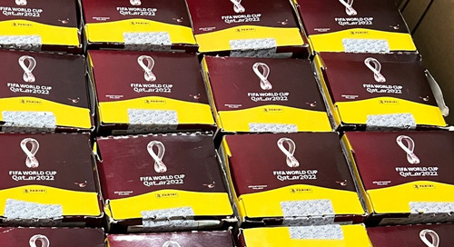 Imagen 5 de 5 de Caja Por 104 Sobres Panini Qatar 2022