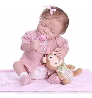 Muñeca - 18 Inch Reborn Baby Dolls Full Body Silicone Life L