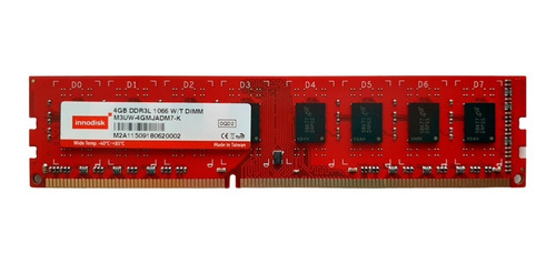 Memoria Innodisk Ddr3l 4gb 1066mhz Wt Dimm