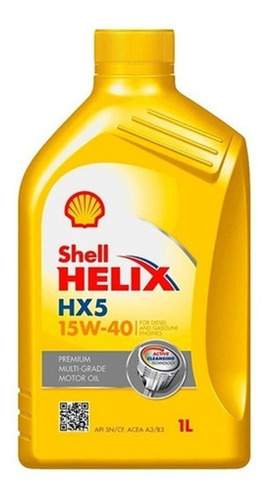 Aceite Shell Helix Hx5 15w-40 Sl/cf X1l