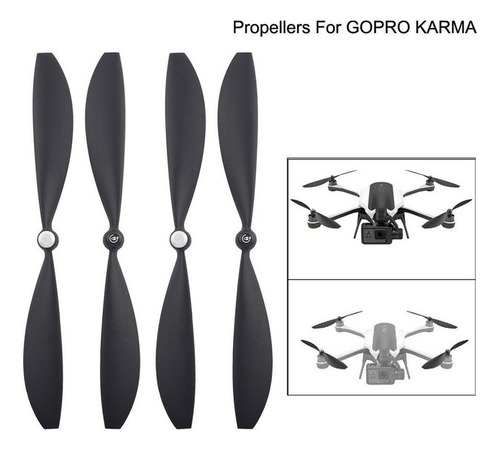 4 Unidades De Drones Helices Silence Para Gopro Karma