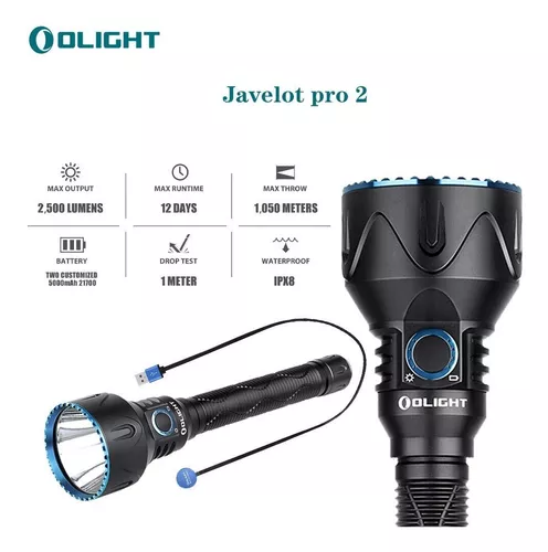 Linterna Olight Javelot Pro 2 con kit de caza recargable