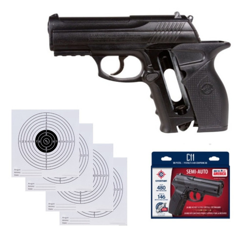 Airsoft Pistola Crosman C11 .177 Co2  Bbs De Metal Xchws P