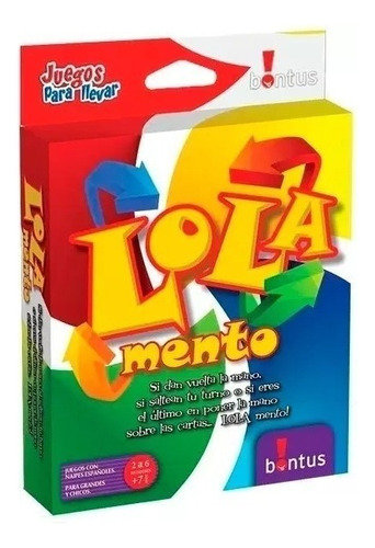 Lola Mento - Juego De Cartas Bontus  Similar Uno Jodete