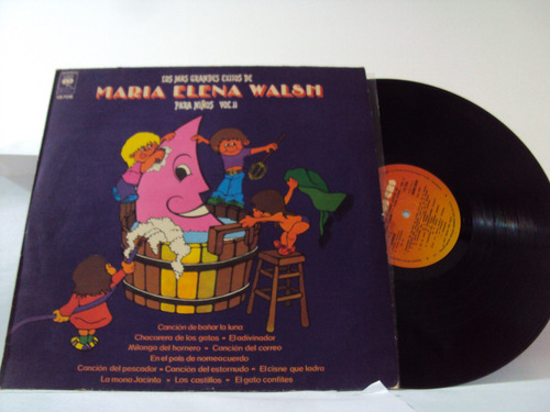 Vinilo Lp 228 Maria Elena Walsh Para Niños Vol Ii 