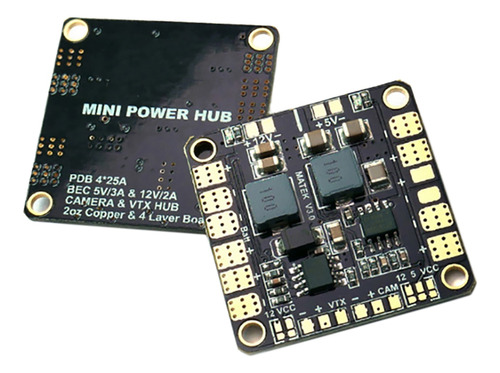 Placa De Distribución De Energía Mini Power Hub Pdb Con Bec