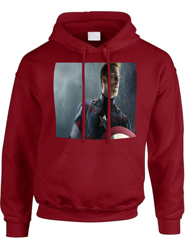 Buzo Hoodie America Superheroe Estrella R41