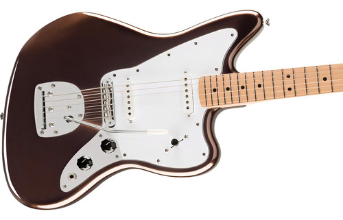 Guitarra Eléctrica Fender Jaguar Serie Affinity Brown Color Mystic Metallic Brown Material Del Diapasón Laurel Orientación De La Mano Diestro