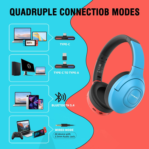Auriculares De Juego Inalámbricos Con Micrófono Para Nintend