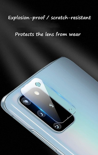 Imagen 9 de 10 de Protector Lente De Camara Galaxy S20 / S20 Plus / S20 Ultra