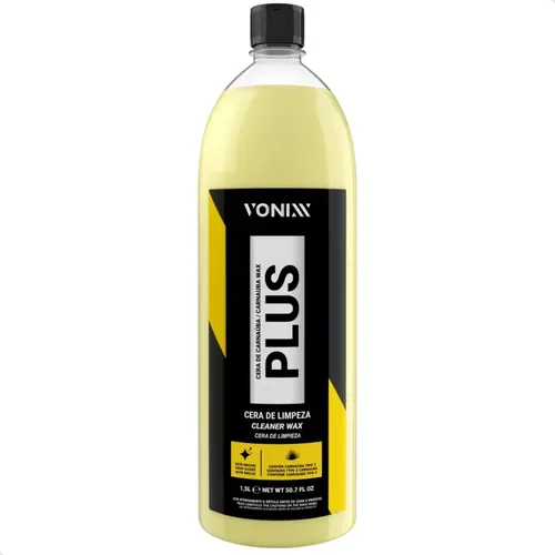 Cera Carnaúba Plus Limpa Protege Automotiva Vonixx 1,5l
