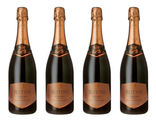 Champagne Rutini Extra Brut 750 Ml Caja X4