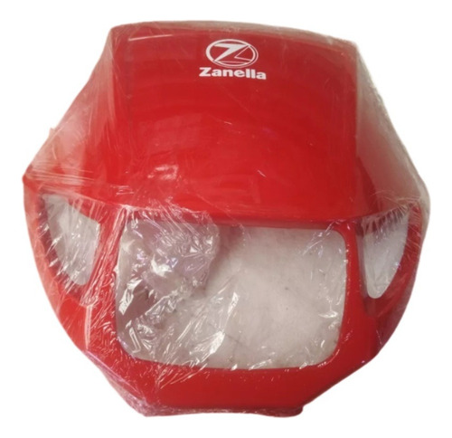 Mascarin Cubre Óptica Rojo Zanella Ztt 200 Motard Original