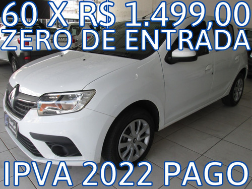 Imagem 2 de 12 de Renault Sandero Zen Flex Completo Ano 2020 Zero De Entrada