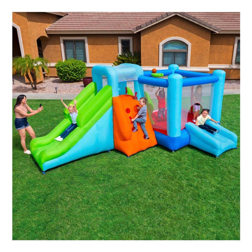 Parque Brincolin Inflable Jump N Climb Mega Bouncer