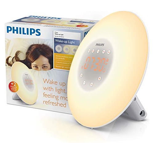 Philips Wakeup - Reloj Despertador Con Radio Y Simulación De