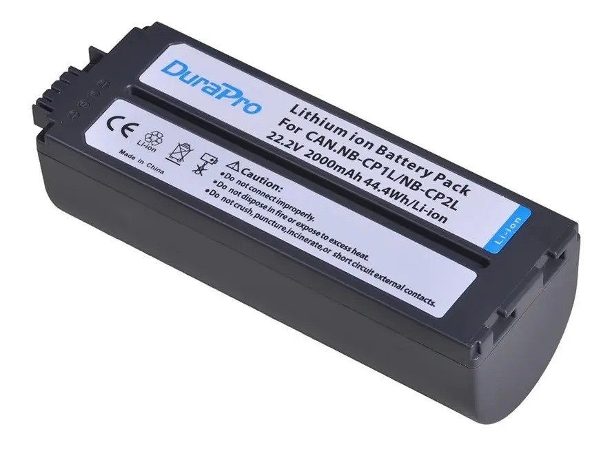 Batterie NB-CP2L 1900 MAh Pour Imprimante Photo Canon SELPHY CP1500, CP1300, CP1200, Etc.