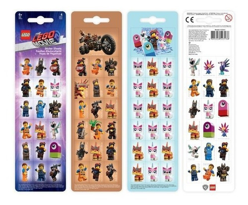 Set Stickers Lego Lego Movie Calcomanias Varios Personajes