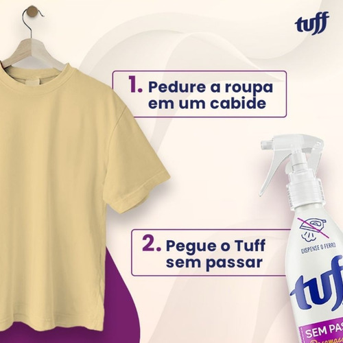 Desamassa Fácil 3 Un. Roupa Sem Passar Perfuma Tira Odor