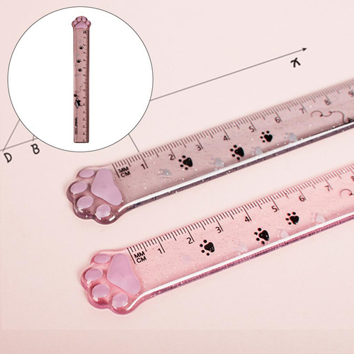 2 X 3xcute Regla Para Estudiantes Escala De 2 Piezas