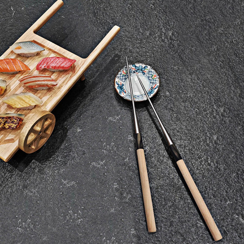 Sushi Japonês Pauzinhos Cozinha Pauzinhos Salmão 21cm