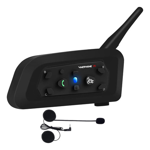 Intercomunicador Para Casco De Moto, Auriculares Bluetooth 5