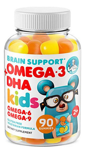 Gomitas Omega 3 Para Niños Y Niños Pequeños Con Omega 6 Y