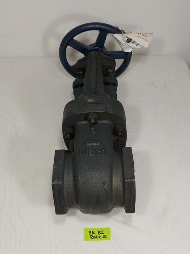 Nibco 3  2 Port Gate Valve T-617-0 Cast Iron Threaded Cch