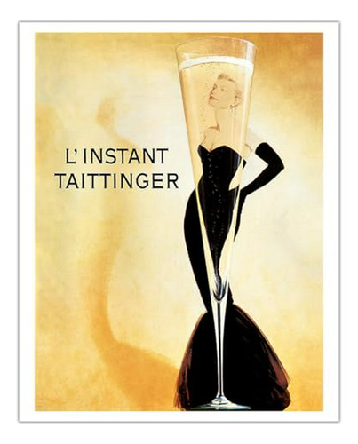 Póster De Champagne Taittinger - Vintage De Claude Taittinge