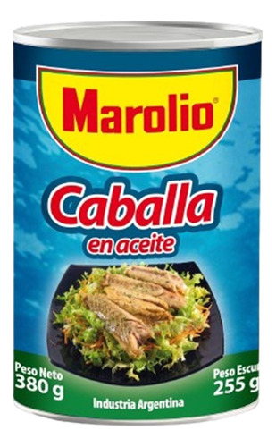 Pack Caballa En Aceite Marolio 380g X 12unid - Dh Tienda