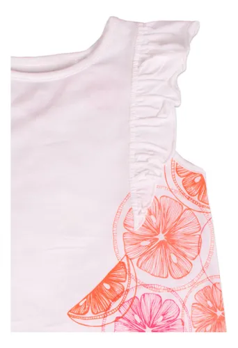 Polera Niña Blanco Pillin (pvy630-23bco)