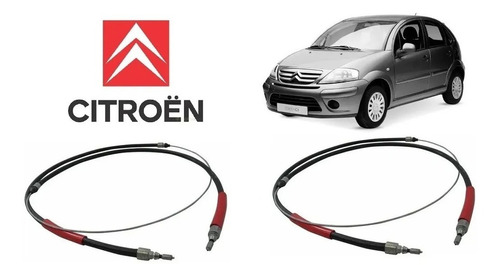 Kit X 2 Cables Freno Citroen C3 Campana 2003/12