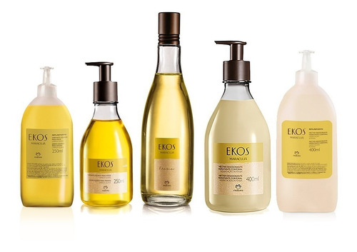 Kit Colonia Ekos Maracujá Natura - 5 Produtos 2 Refis Grátis