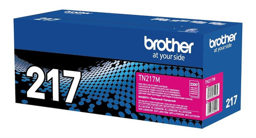 Toner Brother Tn-217m Magenta 2300 Paginas- Factura/boleta