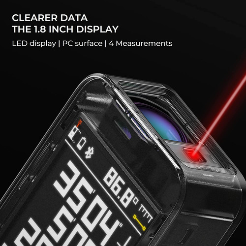 Apexforge Laser Measure Pro Con Bluetooth, 5 Modos
