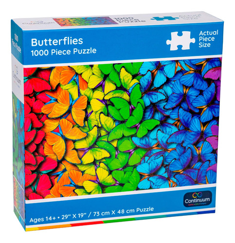 Continuum Games Mariposas Puzzle De 1000 Piezas