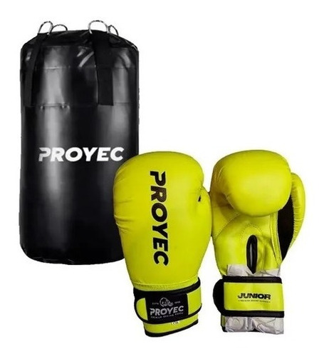 Kit Box Proyec Junior Infantil Entrenamiento Bolsa Guante