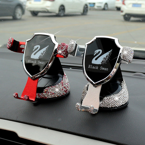 Soporte Universal Para Celular De Auto Con Diamante Rosa