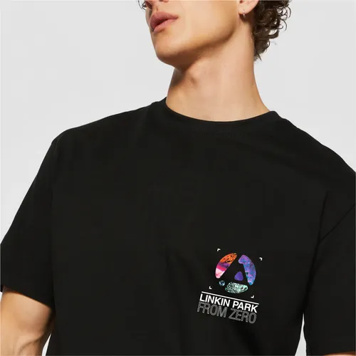 Camiseta Básica Linkin Park Unissex Tour From Zero Brasil Camiseta Básica Linkin Park Unissex Tour From Zero Brasil