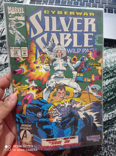 Cómic Marvel En Inglés Silver Sable No.12  2