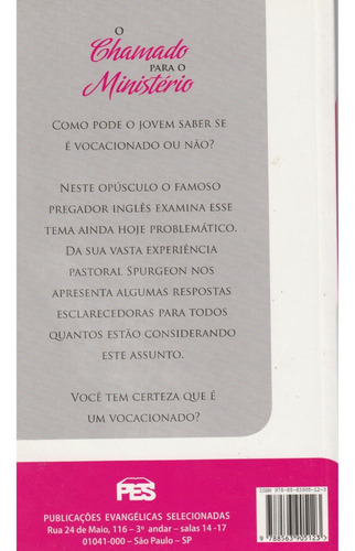 O Chamado Para O Ministério - C. H. Spurgeon